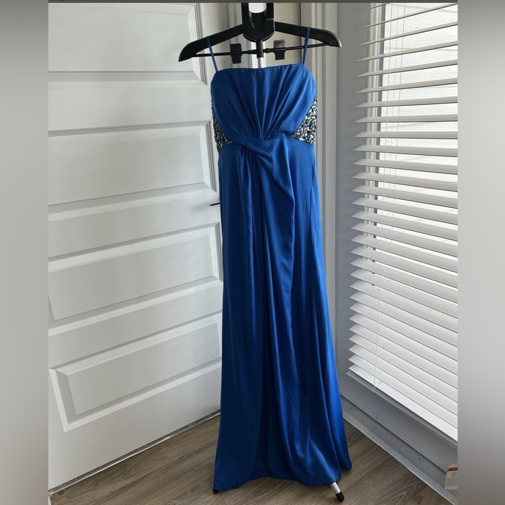 BCBGMaxAzria Strapless Royal Blue Dress Sz.06